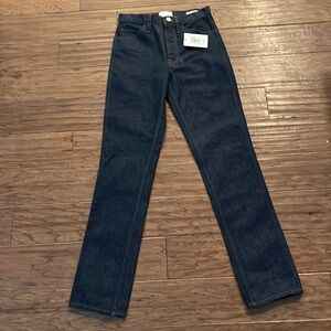 FRAME Le Italien True Straight Jeans Size 24